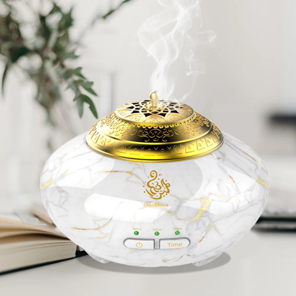 New Arrival 2000mAh Rechargeable Arabic Electronic Aroma Burner Incense Air Purifier For Home Office Car Aromatherapy Diffuser