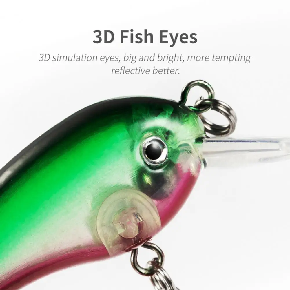 Fishing Bait Plastic Fake Lure Tongue Plate Simulated  Useful Anti-deformation Fishing Baits