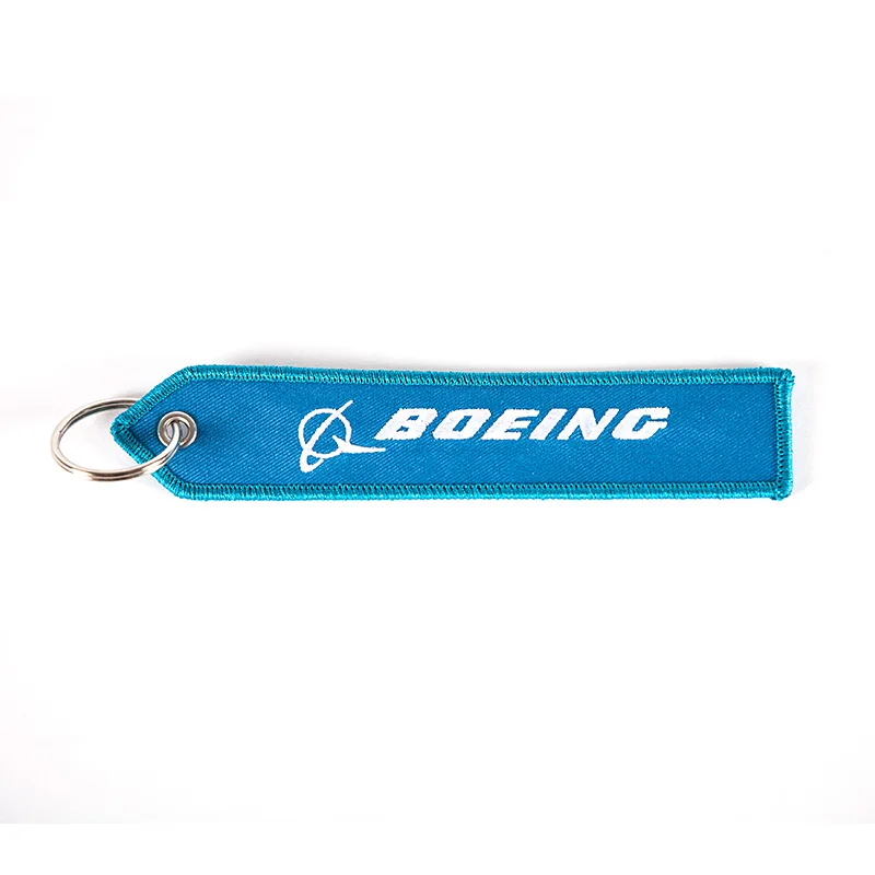 BOEING B-787 aircraft Embroider Travel Luggage Bag Tag Best Gift for Flight Crew Aviation Keychain