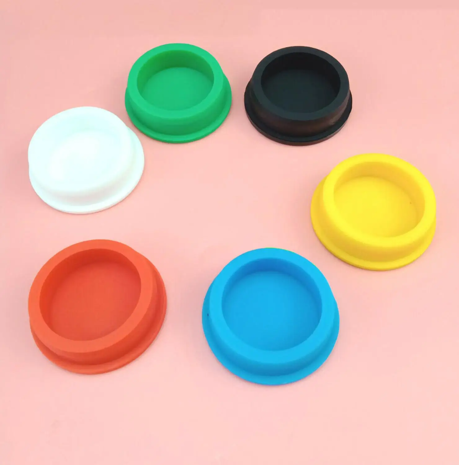 Bore 6.8mm-201.5mm Round Silicone Rubber Seal Hole Plugs Blanking End Caps Seal T Type Stopper