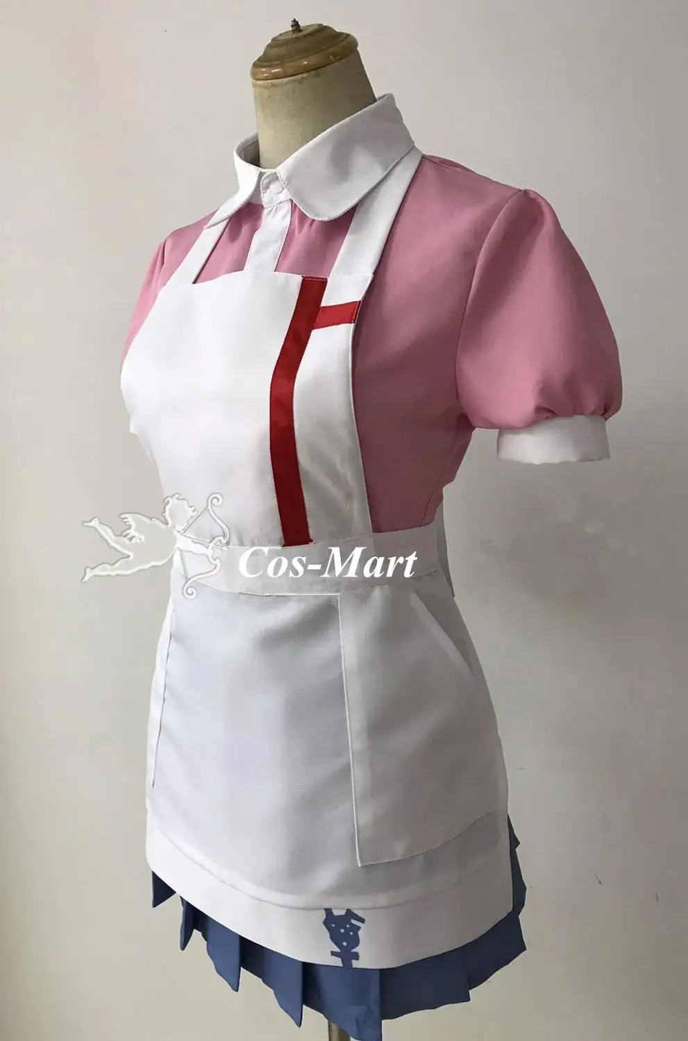 Game DanganRonpa 2 Mikan Tsumiki Cosplay Costumes Female Fashion Cute Maid Dress Housemaid Suit Role Play Clothing Custom-Make