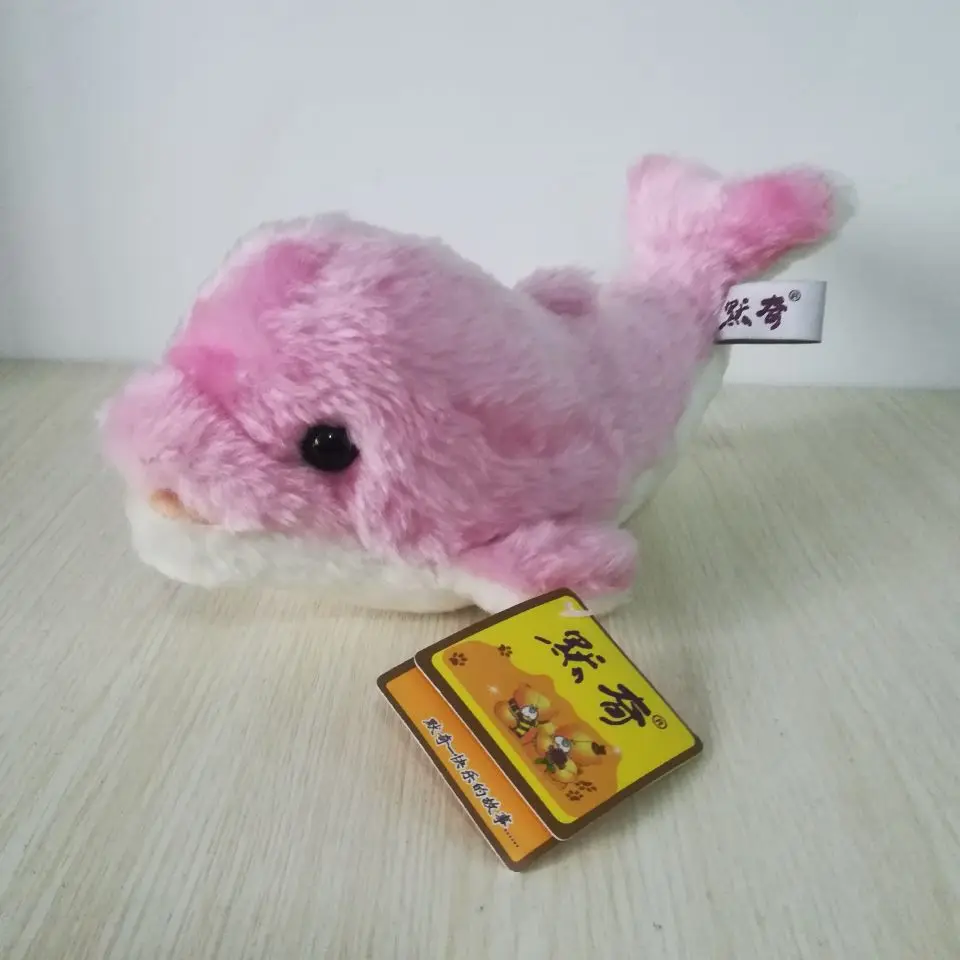 Marine animal about 27cm lovely pink dolphin plush toy soft doll birthday gift w1258