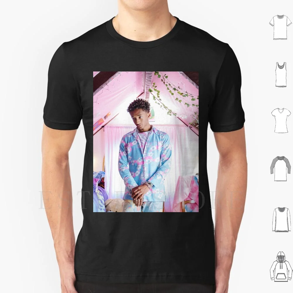 Cabin Jaden Smith T Shirt Print Cotton 2014 Forest Hills Drive J Cole Blond Flower Boy Rapper Megan The Stallion Lil Durk Lil