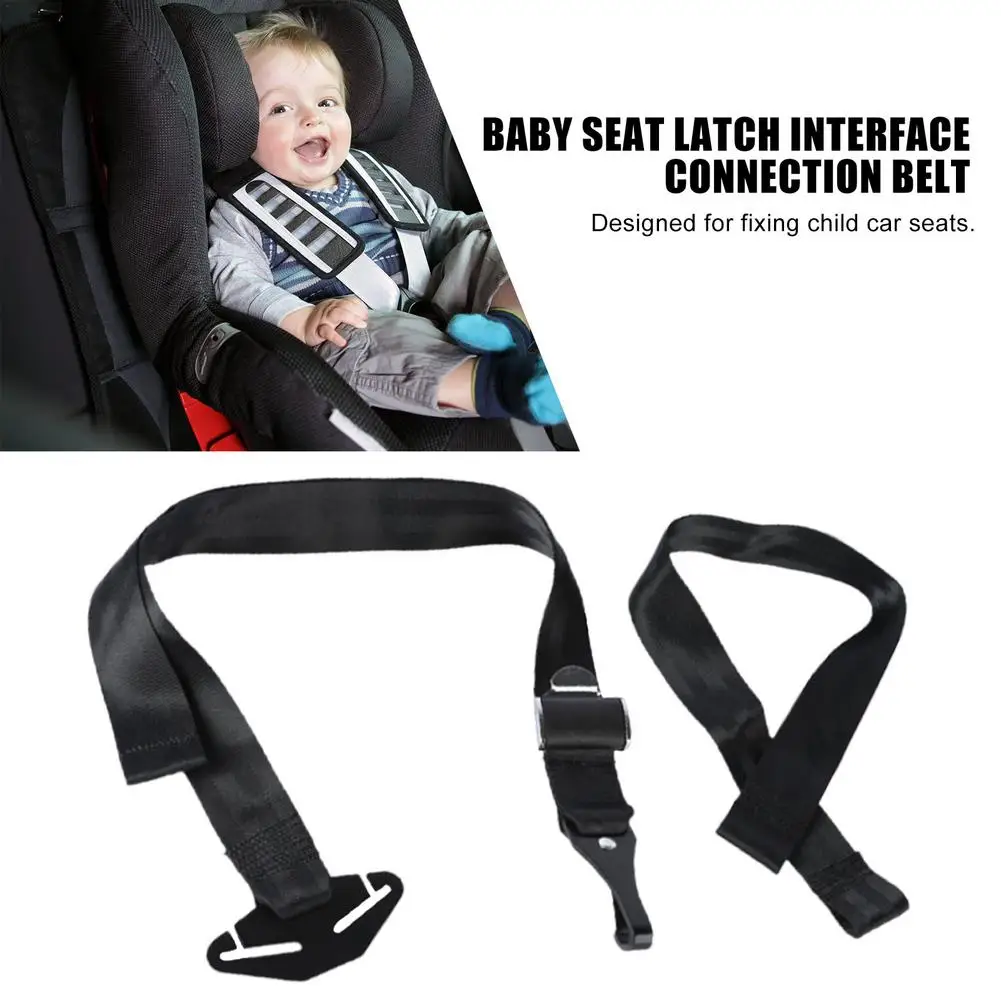 Car Seat Latch Interface Belt Passenger Baby Seat Strap Connector Al Isofix Interface Belt Latch Guide Auto Car Seat Parts