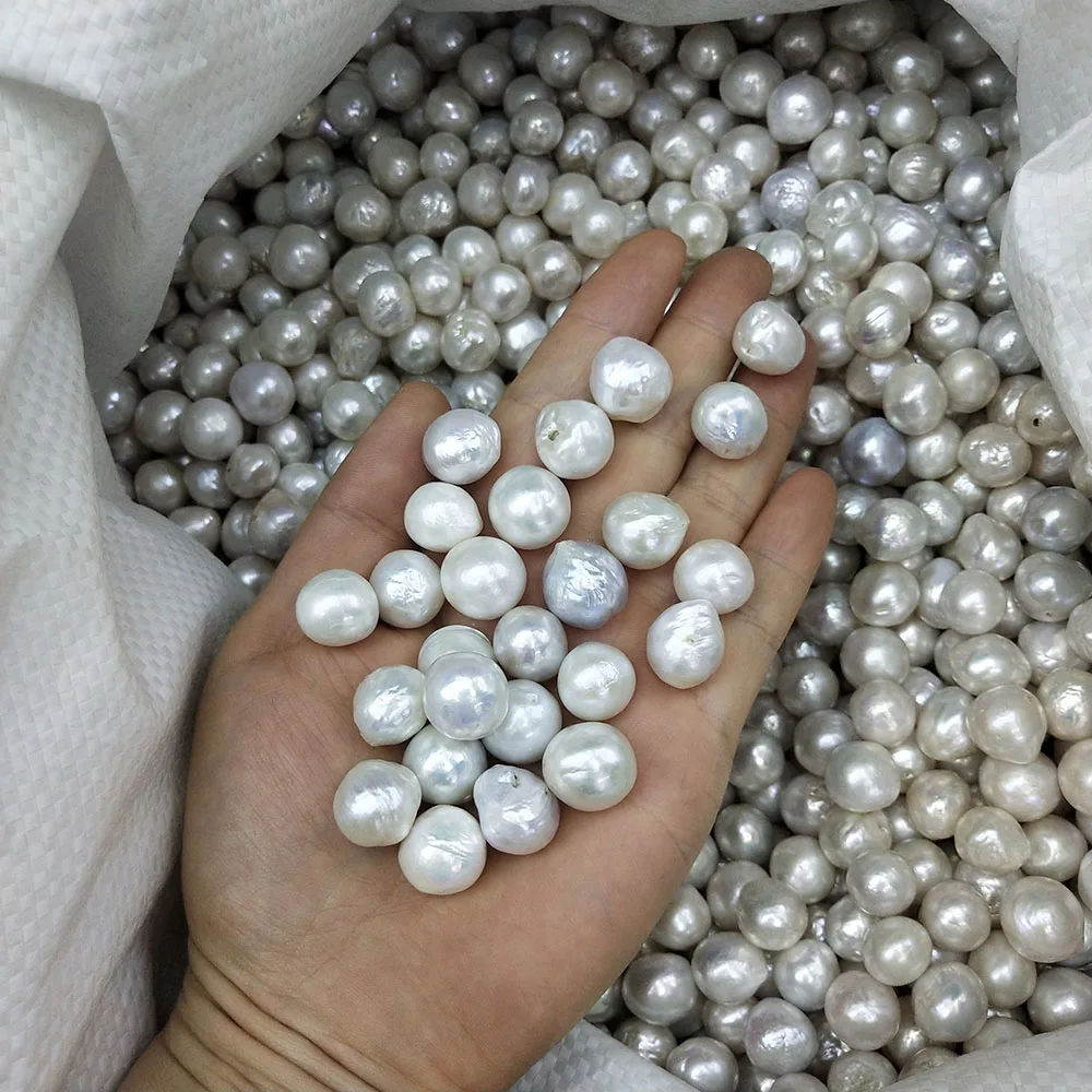 DIY PEARL BEADS,5 PCS/LOT,12-14 mm high luster kasumi baroque pearl,100% Nature freshwater loose pearl,half,FULL or no hole