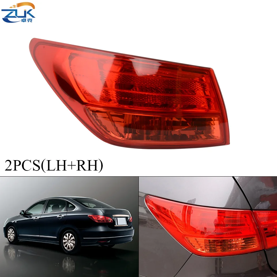 

ZUK Pair Rear Bumper Tail Lamp Tail Light Sub Assy For NISSAN BLUEBIRD SYLPHY Almera G11 2006 2007 2008 Car Taillights