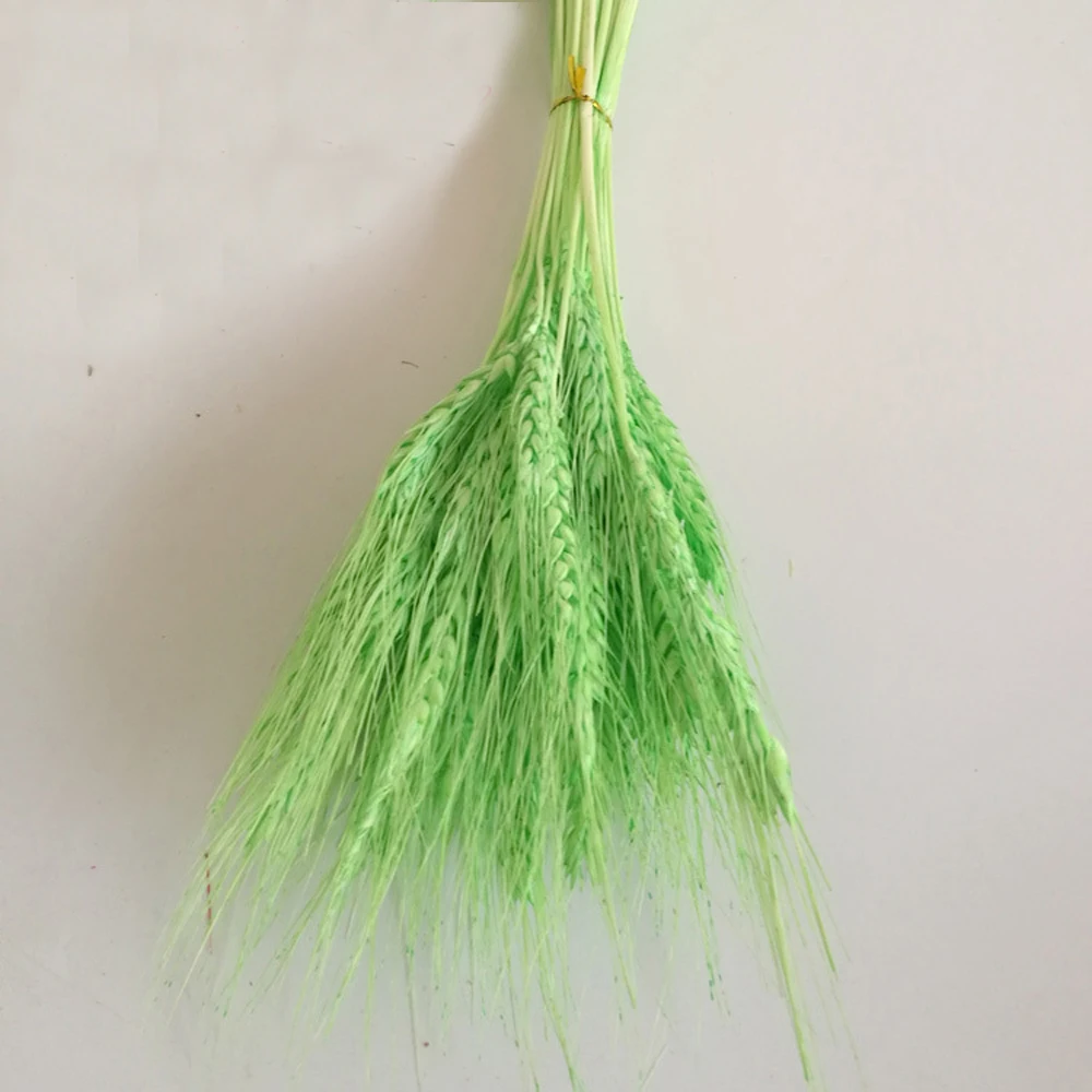 

100pcs natural dried flower bouquets natural dried green color ear of wheat bouquets&green color wheat ear Bunches