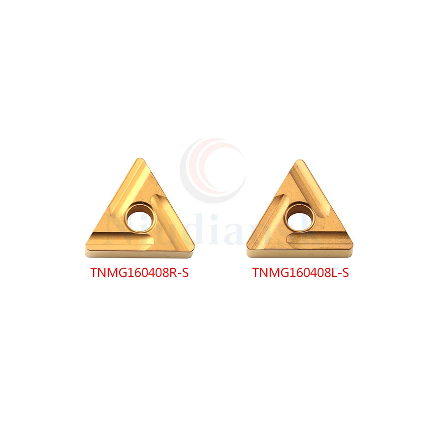 Ferramenta de processamento de revestimento cvd para peça de aço, inserção de carboneto de giro de metal em torno cnc de 10 peças