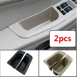 2pcs/Set Car Auto Accessories Door Armrest Box Storage Box L R Plastic Box Fit For Focus 2 MK2 2009 -2015