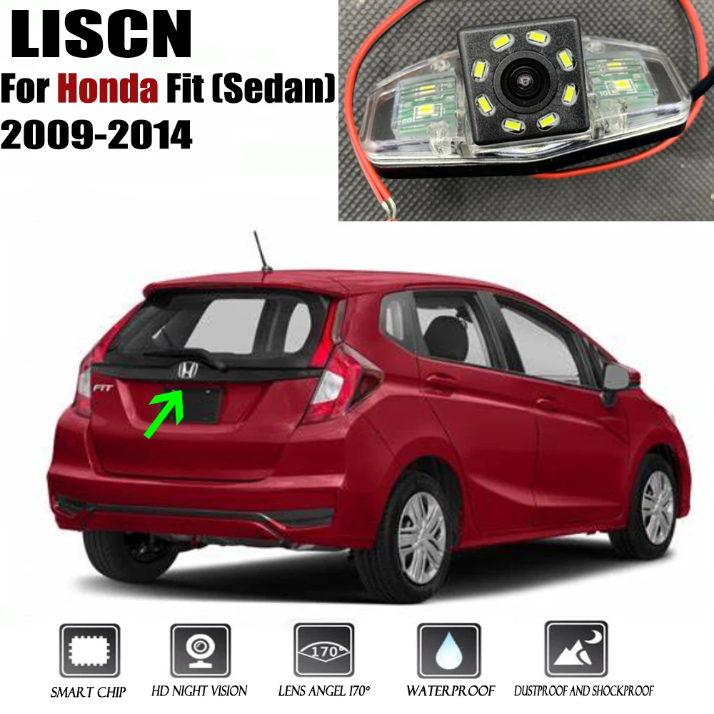 

Car reversing camera For Honda Fit (Sedan) 2009 2010 2012 2013 2014 HD night Visioin Rear Reverse camera/License plate camera