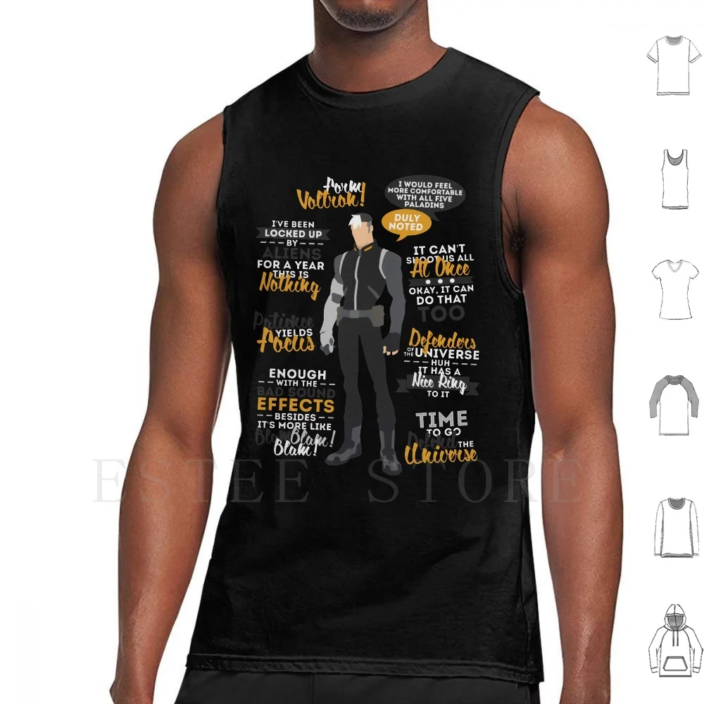 Shiro Quotes Tank Tops Vest Sleeveless Voltron Legendary Shiro Takashi Shirogane Golion Vld Quote Funny Quotes