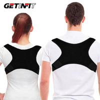 Getinfit New Adjustable Back Posture Brace Support Belt Corrector Clavicle Back Shoulder Lumbar Posture Correction Corrector