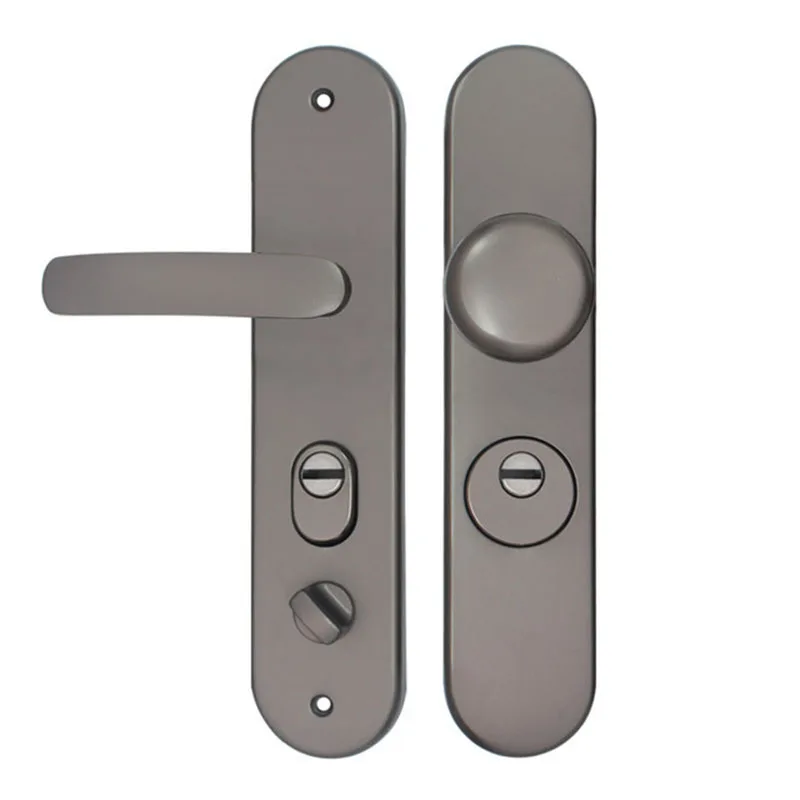 Imagem -02 - Universal Anti-roubo Mortise Entrada Portão Handle Anti-explosão Segurança Bola Porta Fechadura Handle 235 mm Distância