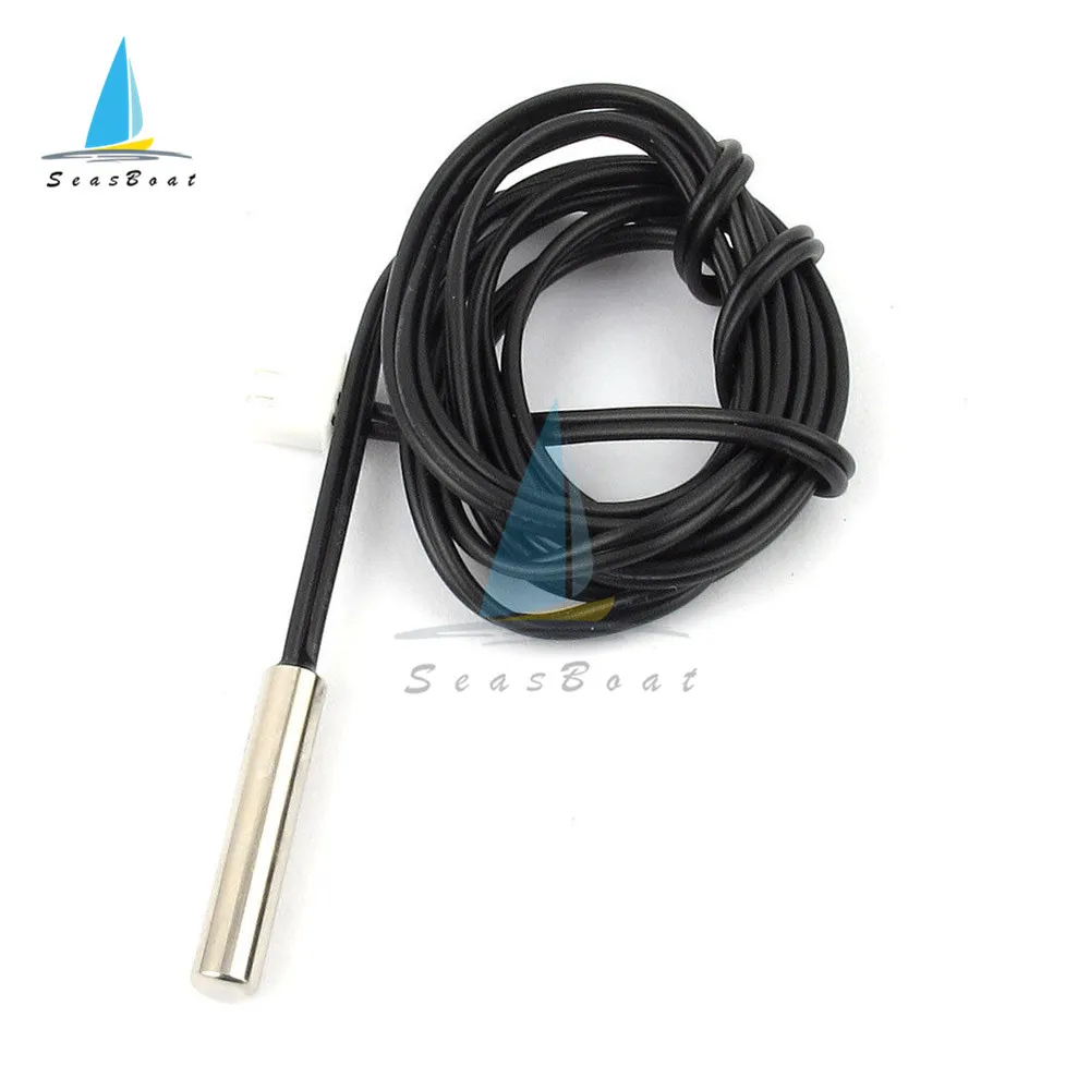 Waterproof NTC Thermistor Accuracy Temperature Probe Temperature Sensor 100K 10K 1% 3950/3435 Wire Cable 0.3m 1m 1.5m