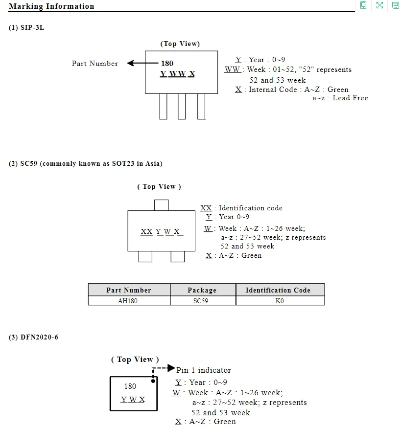 10-50 шт. Φ K04FC K0 KO SOT-23 AH180-WG-7 AH180 MICROPOWER OMNIPOLAR датчик эффекта зала 100% новый оригинал