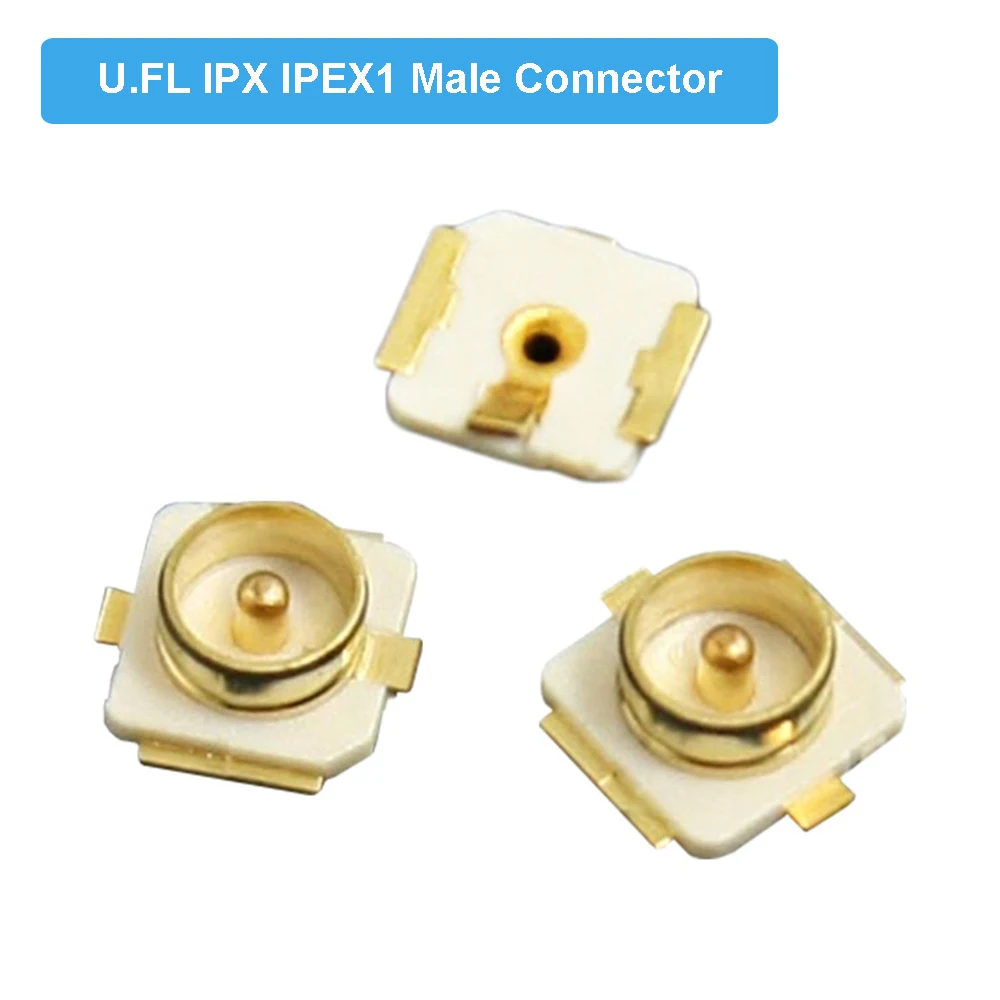 10PCS/LOT uFL/u.FL/IPX/IPEX-1 Male Plug PCB Soldering Panel, IPEX1 PCB RF Wire Connector