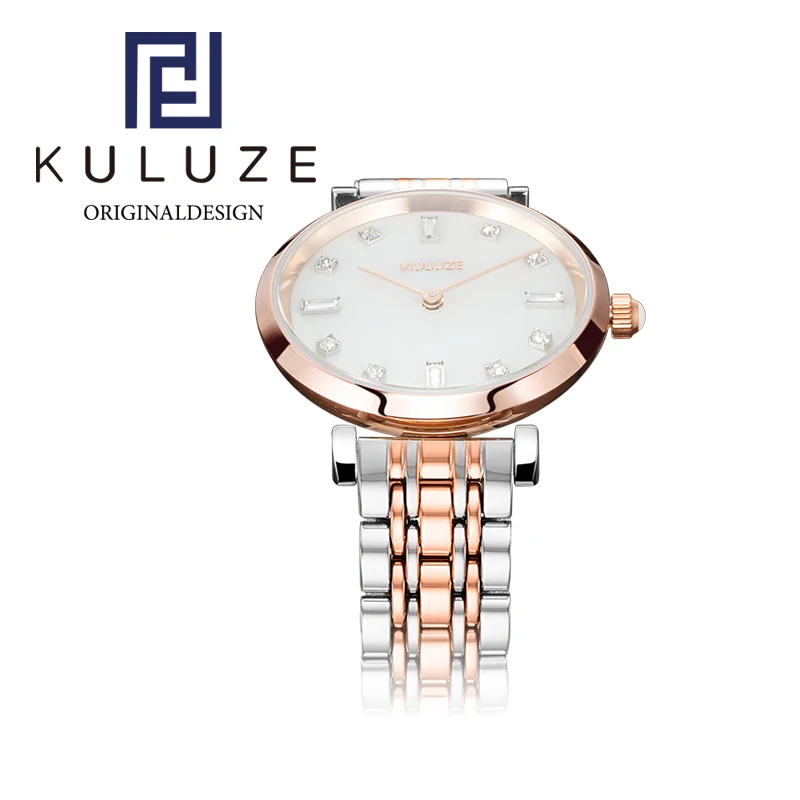 KULUZE Fashion WomanWatch Luxury Brand Ladies Diamonds Watches Japan Quartz Movement Star Design Starry Sky Watch Gift For Woman