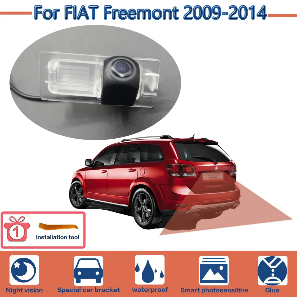 

Автомобильная камера ночного видения для FIAT Freemont 2009-2014 CCD HD, высокое качество, Автомобильная камера заднего вида