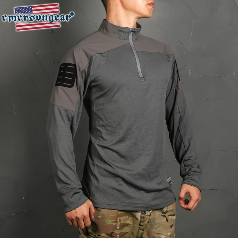 Emersongear Herren-Trainingsshirt, schnell trocknend, gestreckt, lange Ärmel, Outdoor-Abenteuer-T-Shirt, Jagd, Radfahren, Wandern – Detail 22