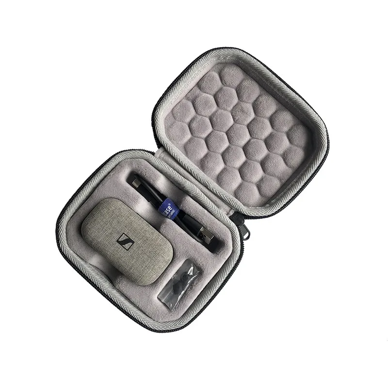 ハード耐衝撃保護キャリングケース収納ボックスゼンハイザー真のワイヤレス1グラム2グラムイヤホンインナーイヤーヘッドホンカバーバッグ