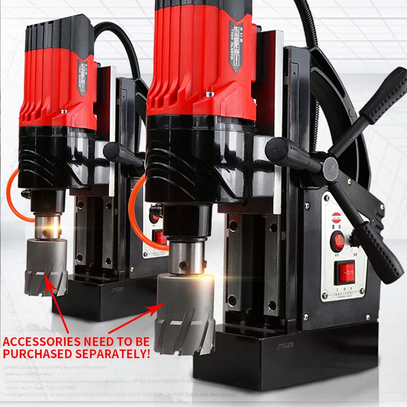 Magnetic drill 220V Multifunctional Magnetic Drill Portable Bench Drill Core Drill Stepless Speed 0-650rpm