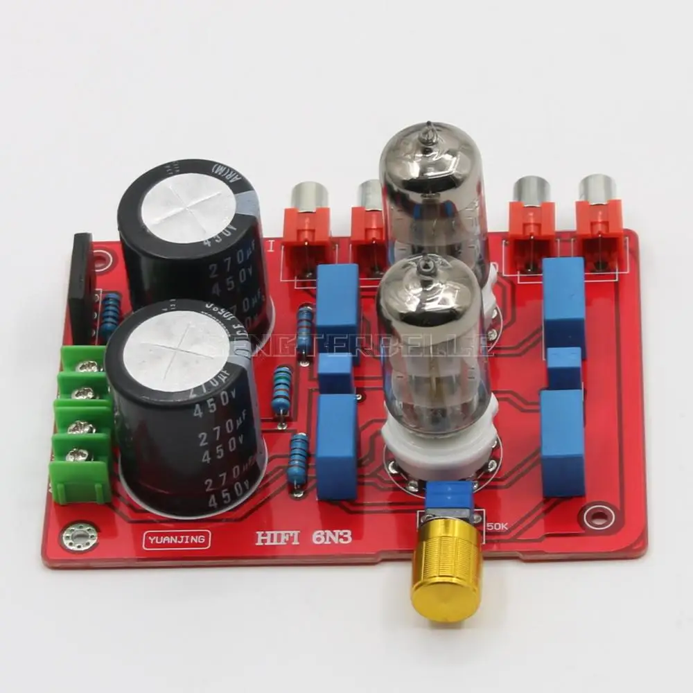 

Assemble 6N3 Tube Preamplifier Board HiFi Stereo Home Audio Preamp