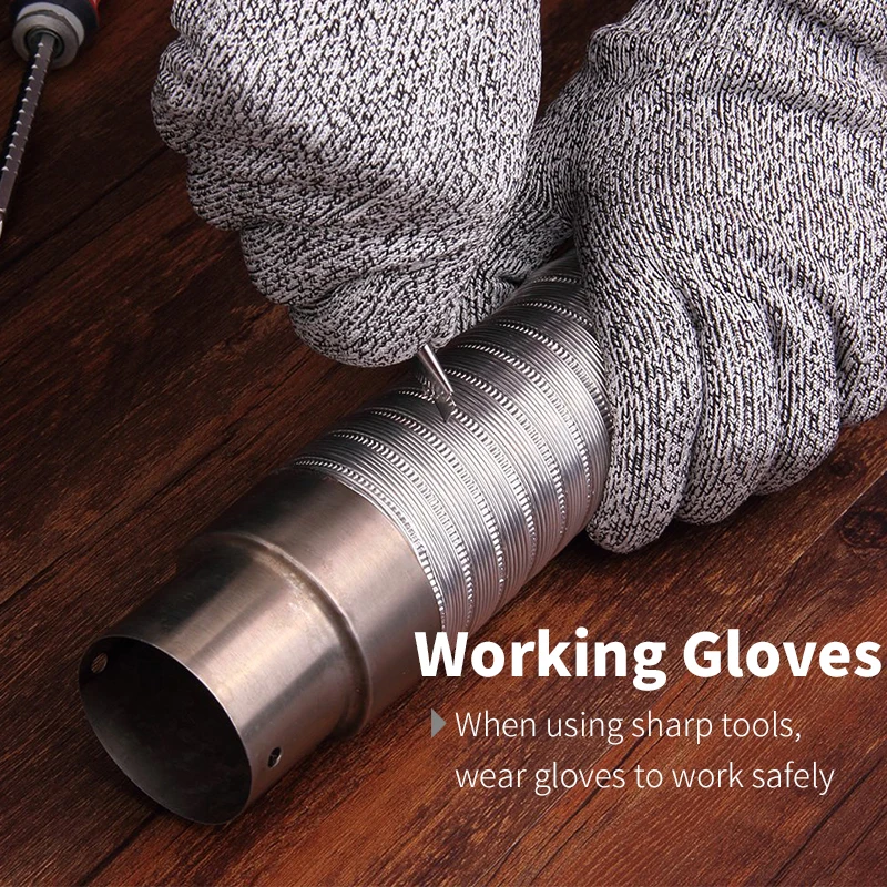 1 Chống Cắt Găng Tay Đa Chức Năng Nhà Bếp Làm Vườn Tay Cắt Chịu Làm Dày Găng Tay Bảo Vệ Làm Việc An Toàn Găng Tay