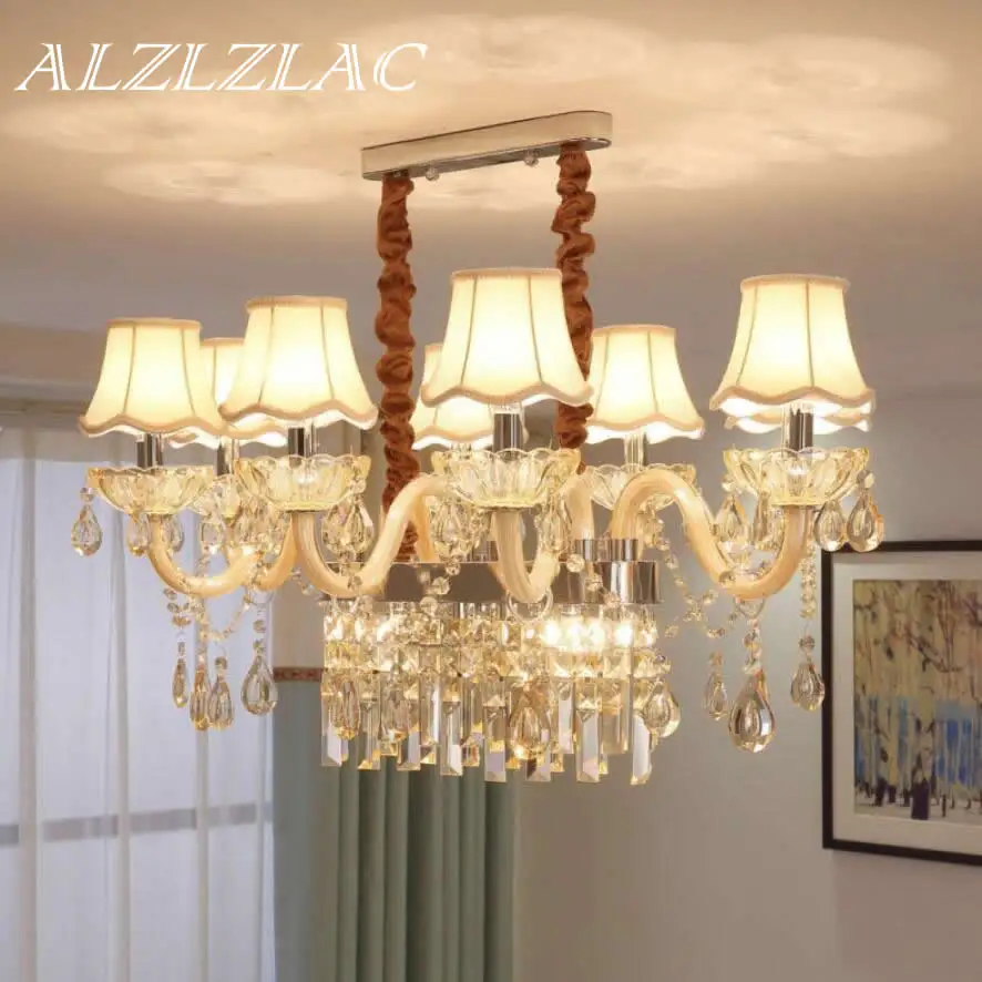 

Dining Room Chandelier Lighting Moderne Crystal Chandeliers Led Lamp Home Decor Indoor Living Room Bedroom