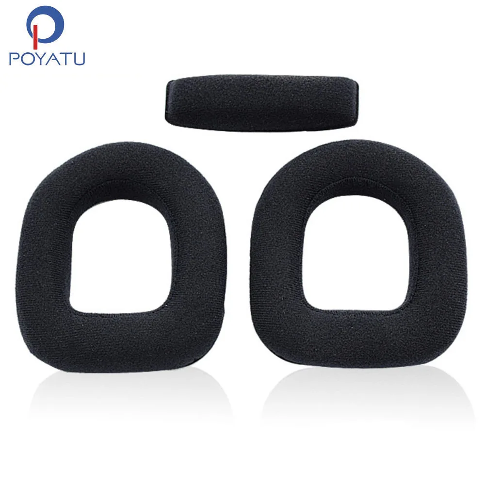 POYATU Ear Pads Headphone Earpads For Logitech Astro A10 Ear Pads Headphone Earpads Replacement Ear Pads Replace Repair Parts