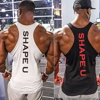 Camiseta sin mangas con tirantes para gimnasio para hombre, camisetas sin mangas para culturismo y Fitness, chaleco muscular, camisetas, ropa deportiva