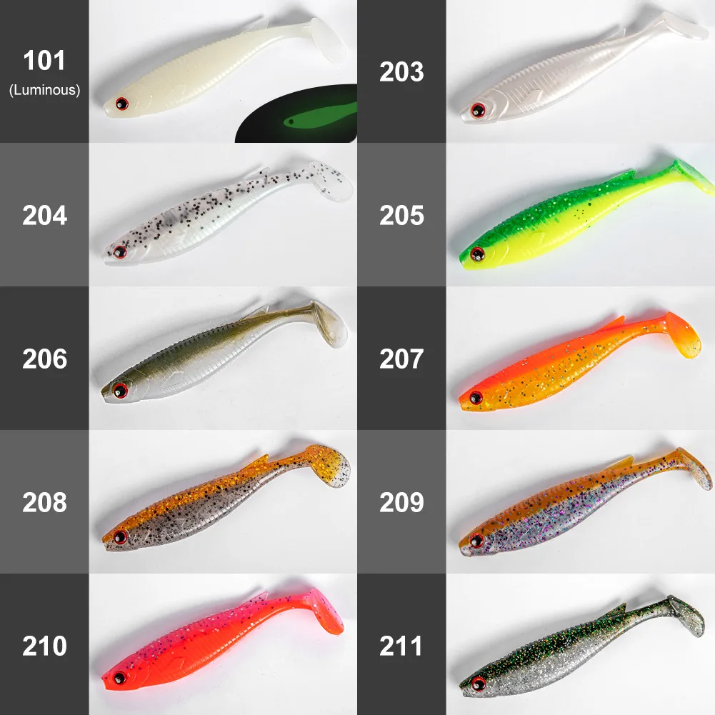 Noeby Drive Shad – Señuelo de vinilo cola de paleta - imagen 3