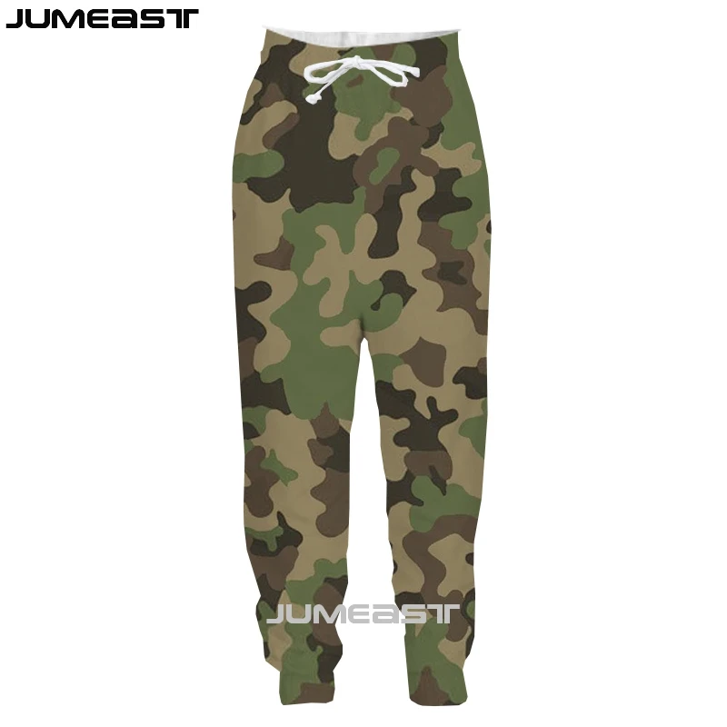 

Jumeast Men Women 3D Camouflage Oversized Streetwear Harajuku Casual Long Pants Sweatpants Fashion Spring Autumn Trousers