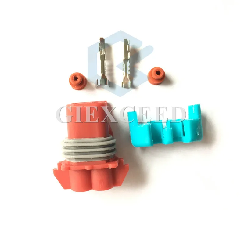 2 Sets 2 Pin AC Assembly 12052643 Automotive Connector Sensor Plug Valve EGR Socket For Nissan Paladin ZXAUTO