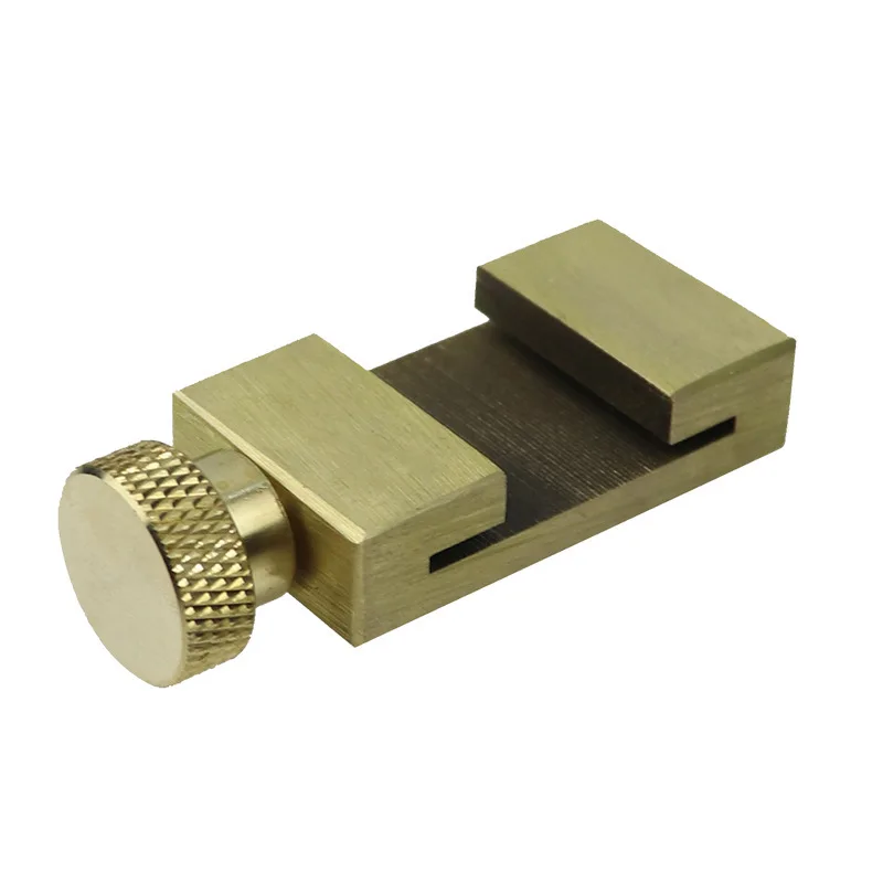Steel Ruler Positioning Brass Limit Block DIY Carpentry Scriber Measuring Tools Suitable for School Office Engineering Woodwork