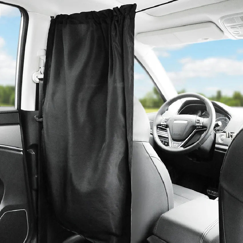 Car Isolation Curtain Sealed Taxi Cab Partition Protection Commercial Vehicle Air-conditioning Auto Sunshade Privacy Sheet