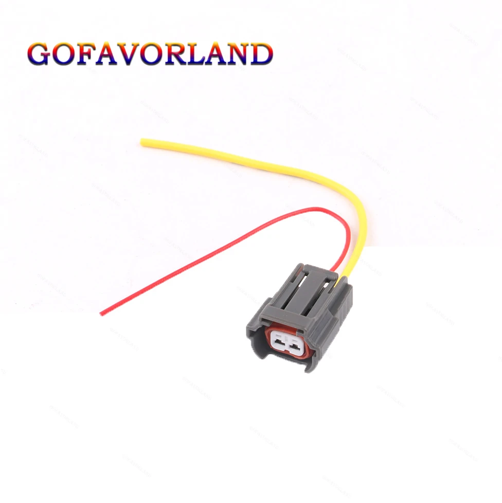 06A973722 Fuel Injector Connector Plug Wire Harness 2-Pin For Golf Jetta Polo For A4 A6