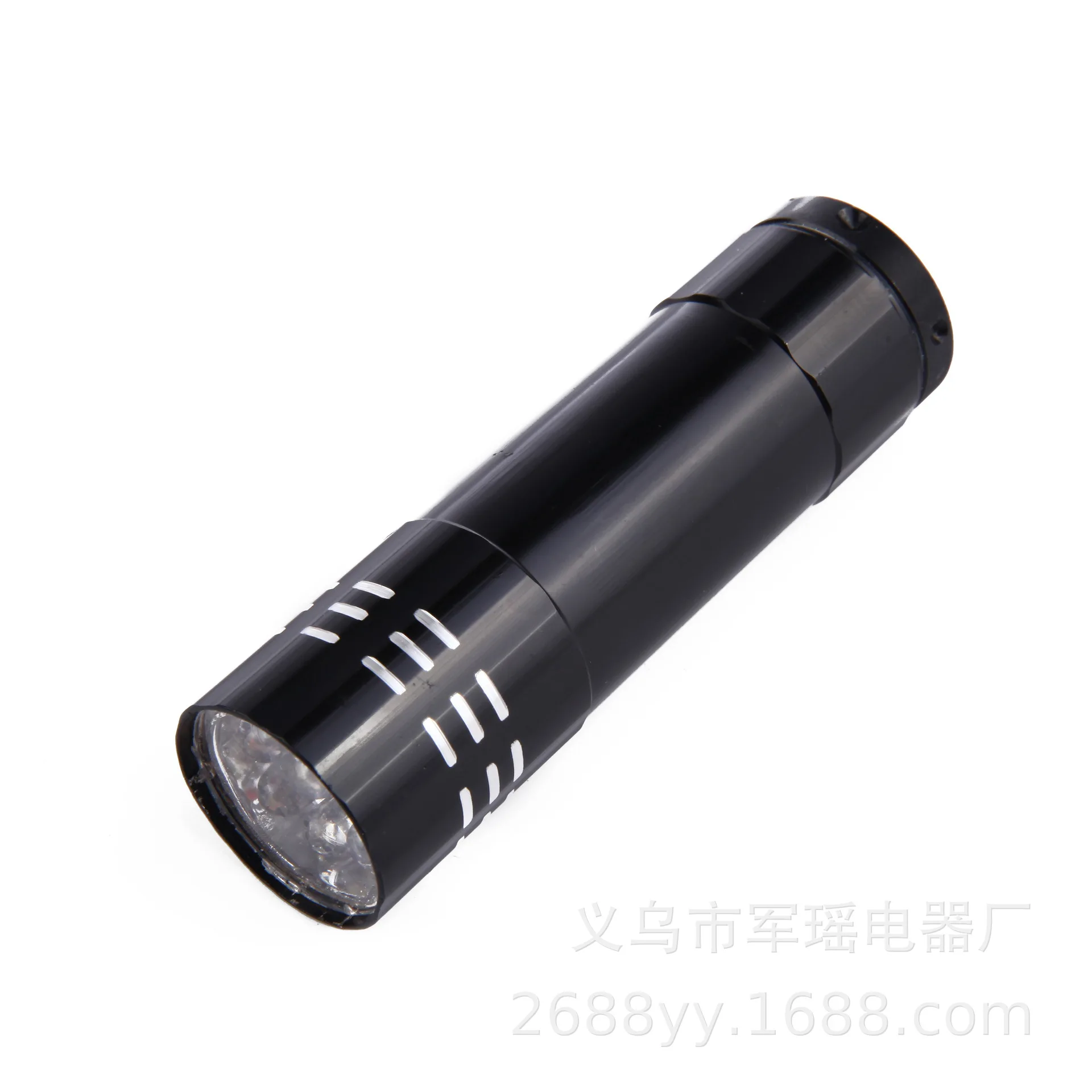 Super Mini Aluminum UV ULTRA VIOLET 9 LED FLASHLIGHT BLACKLIGHT Torch Light Lamp Household Multifunctional