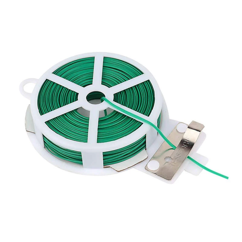 

Garden Twist Tie Cable Tie Plastic Cable Tie Wire Cable Reel With Cutter Gardening Plant Bush Flower Cable Tie 20/50/100M