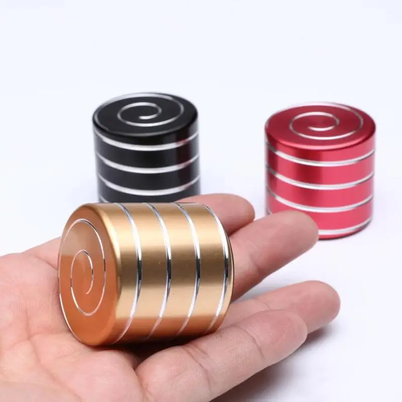 Desktop Decompression Rotating Cylindrical Gyroscope Office Desk Fingertip Spinner Creative Anti Stress Spinning Top Fidget Toys