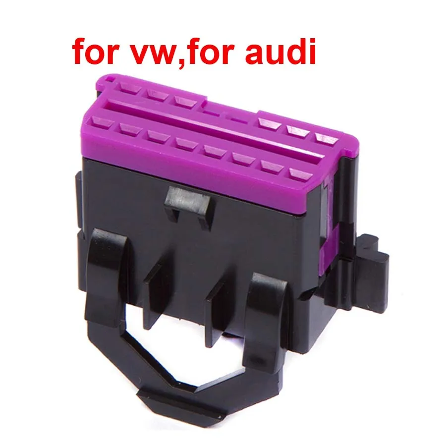 Auto OBD2 16Pin Female Connector for Benz/bmw/ford/buick Car Diagnostic Interface 16 Pin Plug Modification Wire Harness Adapter