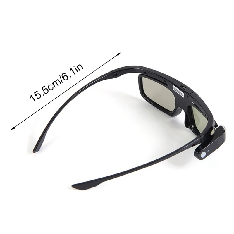 Óculos 3d ativo obturador recarregável eyewear para dlp-link optama acer benq viewsonic afiadas projetores óculos filme