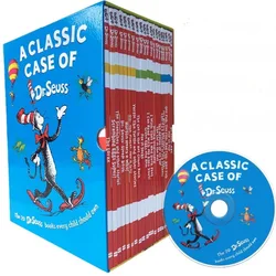 Estuche clásico de la serie Dr. Seuss, libro en inglés, imagen interesante, juguetes de aprendizaje para niños, 20 libros