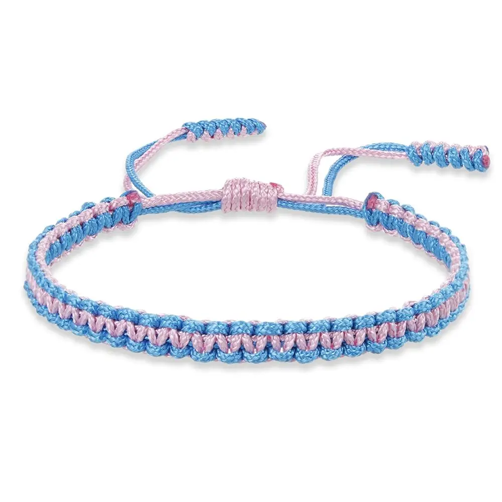 Weave Adjustable Rope Bracelets Woman Men Cotton Handmade Bohemian Style Wristband Fashion Charms Jewelry Best Friend Lucky Gift