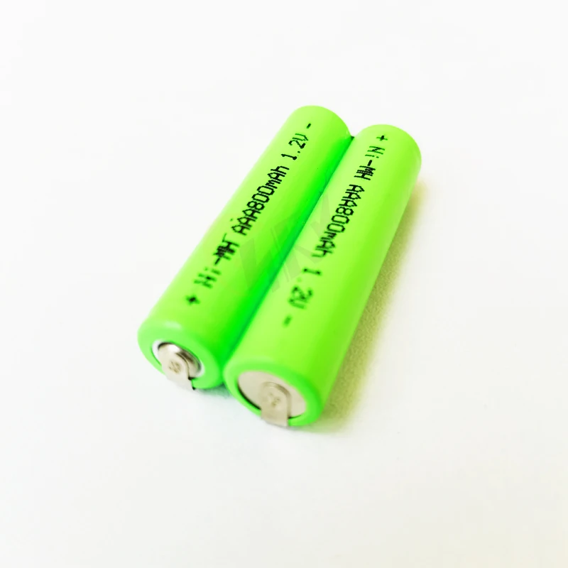 2.4V 800mAh AAA NIMH Battery DIY for YS534/17 Water Pik WP-900 Remington Barba Trimmer Shaver Razor 10x20x44mm