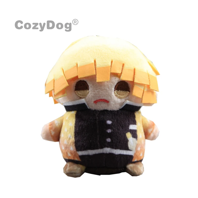 Llavero con colgante de Cosplay de Anime japonés, muñecos de peluche bonitos de 9 cm, llavero con figura de Demon Slayer Kimetsu no Yaiba