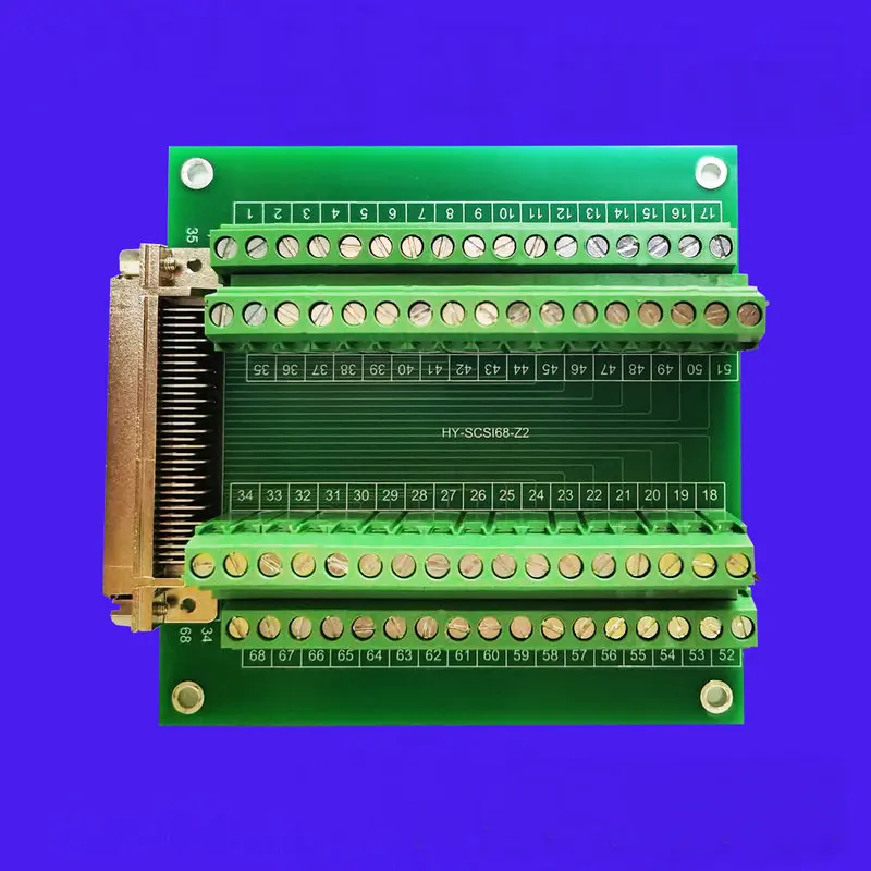 

SCSI 68-core Male Terminal Board Wiring Board Adapter Board Relay Terminal Block