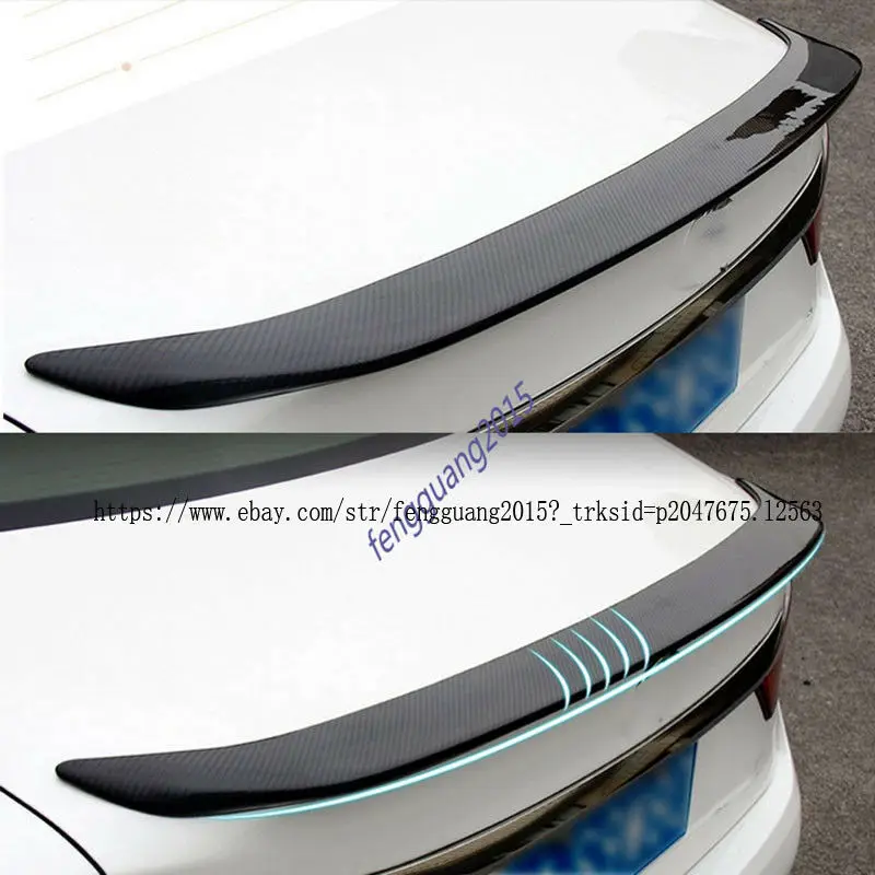 For Lexus ES350 ES300H ES250 2013 2014 2015 2016 Real carbon fiber Rear Trunk Boot Wing Spoiler