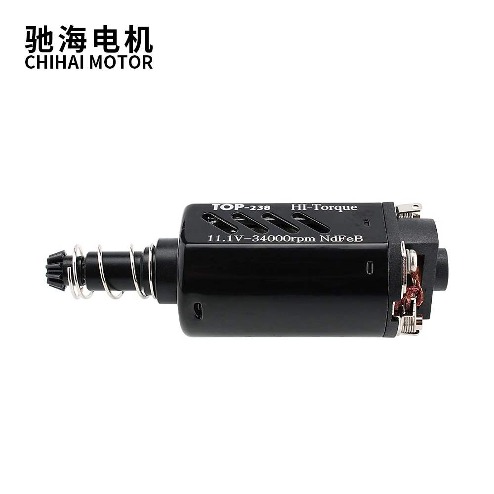 ChiHai Motor CHF-480WA-Top-238 17TPA 34000RPM High Torque Long Type Motor For Airsoft AEGs