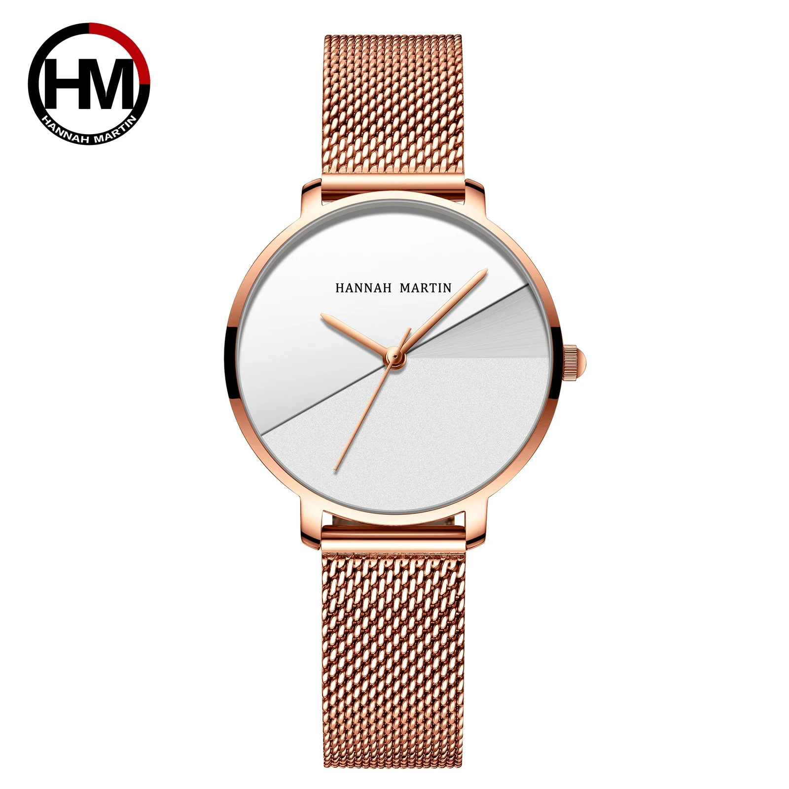 Fashion Japanese Quartz Movement Ladies Watch Luxury Design Private Drand Stainless Steel Mesh Belt Waterproof Ladies Wristwatch