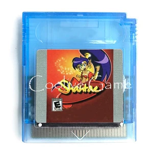 Shantae for 16 Bit Handheld Color Console Region Free Video Game Cartridge Console Card